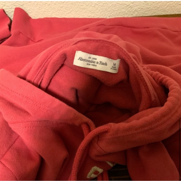 Coral / Pink Hoodie Abercrombie Fitch - Picture 3 of 3